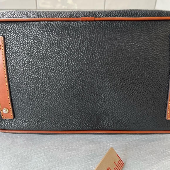 Dooney & Bourke Black and Tan Pebble Tote - Picture 16 of 16